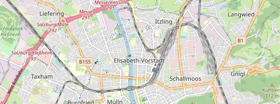 Destination d'excursion sur la carte