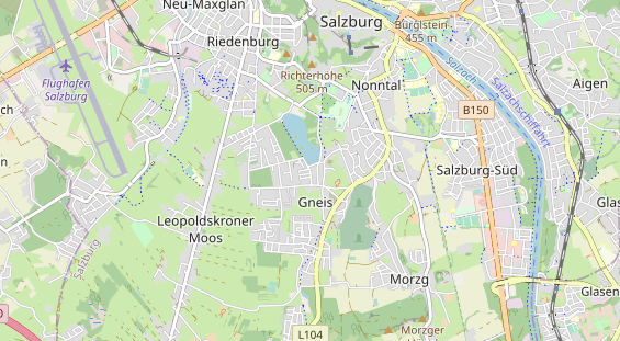 Destinazione dell'escursione sulla carta