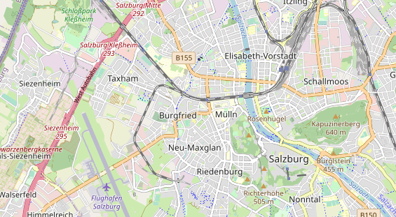 Destinazione dell'escursione sulla carta