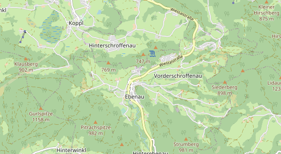 Ausflugsziel auf Karte