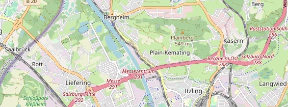 Ausflugsziel auf Karte