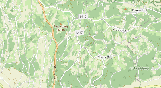 Ausflugsziel auf Karte