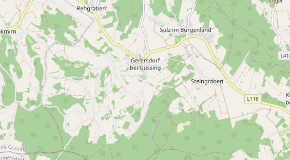 Destinazione dell'escursione sulla carta