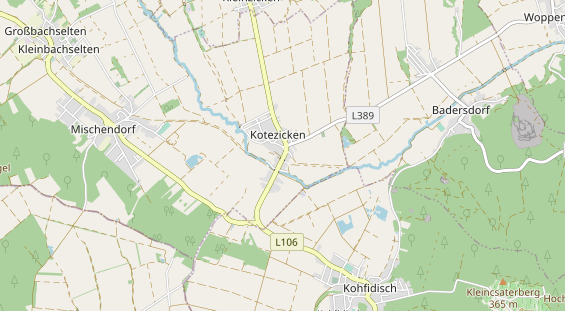 Excursiebestemming op kaart