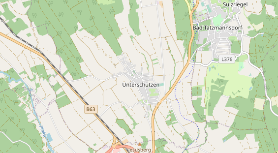 Destinazione dell'escursione sulla carta