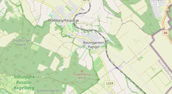 Destination d'excursion sur la carte