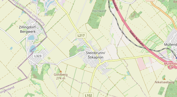 Destination d'excursion sur la carte