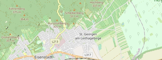 Destination d'excursion sur la carte