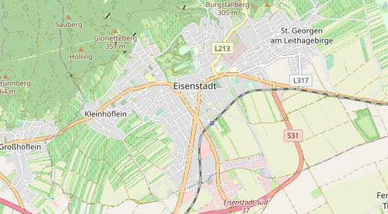 Destination d'excursion sur la carte