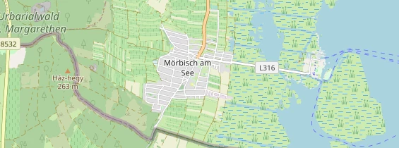 Destinazione dell'escursione sulla carta