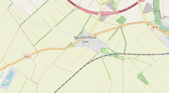 Destinazione dell'escursione sulla carta