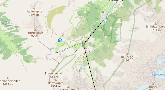 Ausflugsziel auf Karte