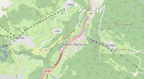 Ausflugsziel auf Karte