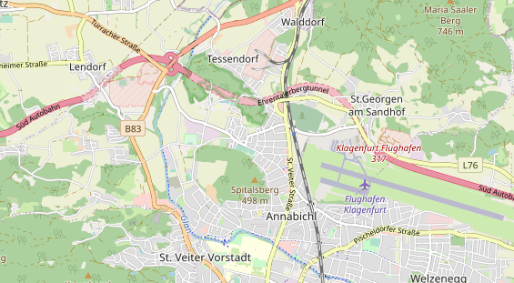 Destination d'excursion sur la carte