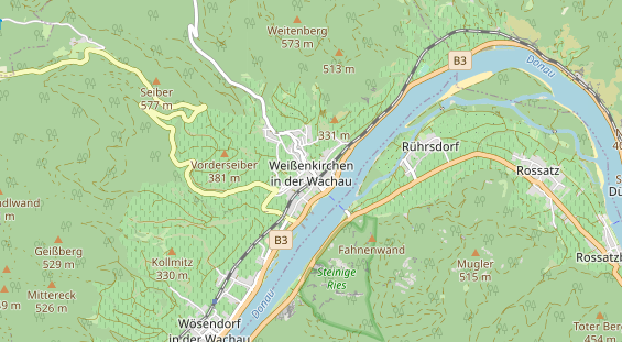 Ausflugsziel auf Karte