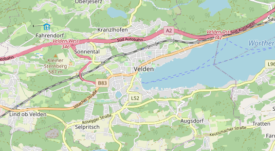 Ausflugsziel auf Karte