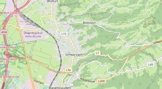 Ausflugsziel auf Karte