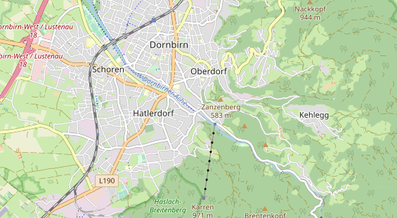 Ausflugsziel auf Karte