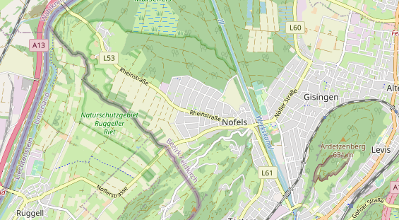 Ausflugsziel auf Karte