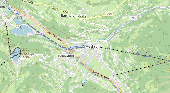 Destination d'excursion sur la carte