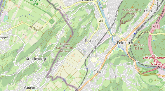 Destination d'excursion sur la carte