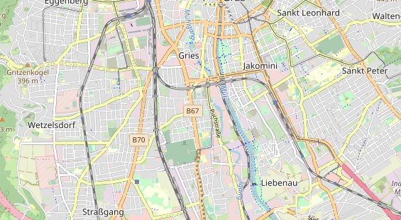 Destinazione dell'escursione sulla carta