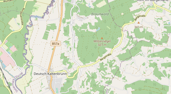 Destination d'excursion sur la carte