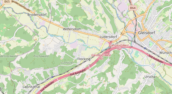 Destination d'excursion sur la carte