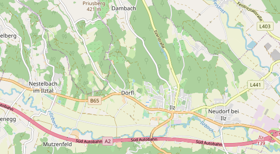 Ausflugsziel auf Karte