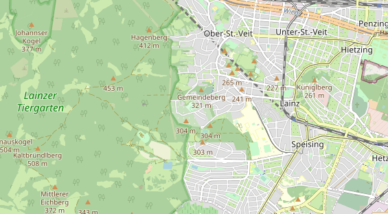 Destination d'excursion sur la carte