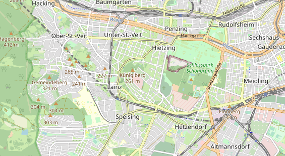 Destination d'excursion sur la carte