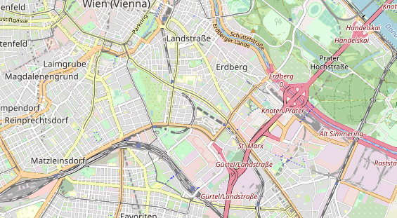 Destinazione dell'escursione sulla carta