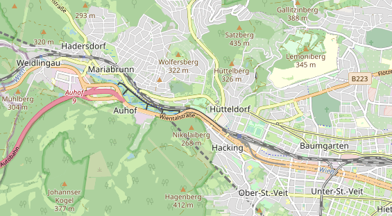 Ausflugsziel auf Karte
