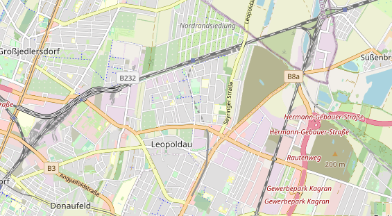 Destinazione dell'escursione sulla carta