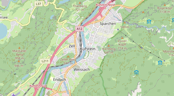 Ausflugsziel auf Karte