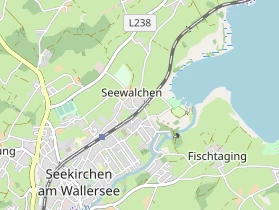 Excursiebestemming op kaart