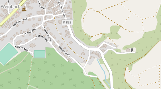 Destination d'excursion auf Karte