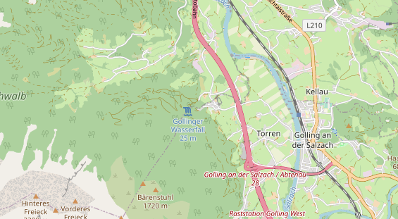 Ausflugsziel auf Karte