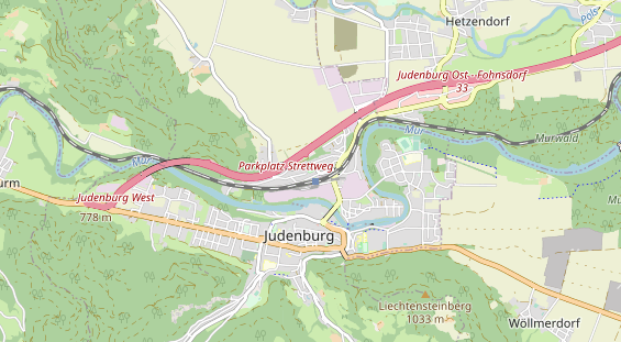 Destination d'excursion sur la carte