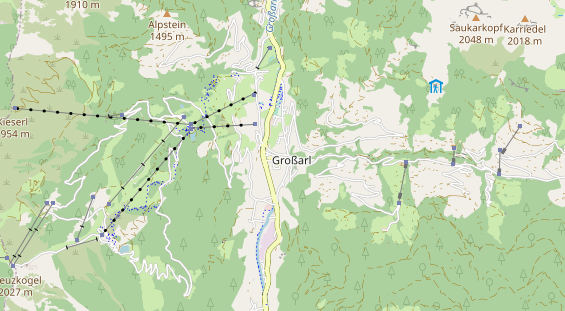 Ausflugsziel auf Karte
