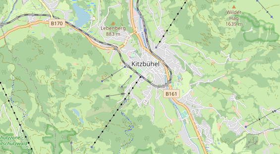 Destination d'excursion sur la carte