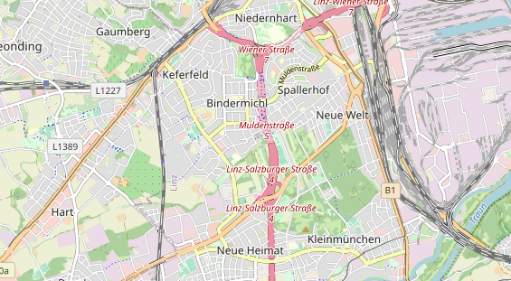 Destinazione dell'escursione sulla carta