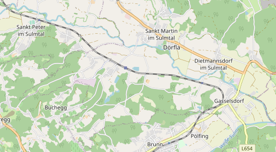 Ausflugsziel auf Karte