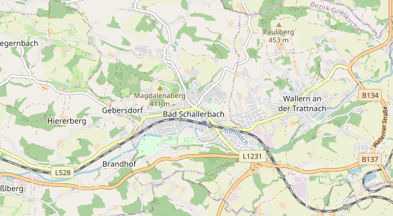 Ausflugsziel auf Karte