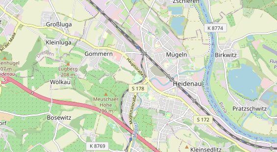 Destinazione dell'escursione sulla carta