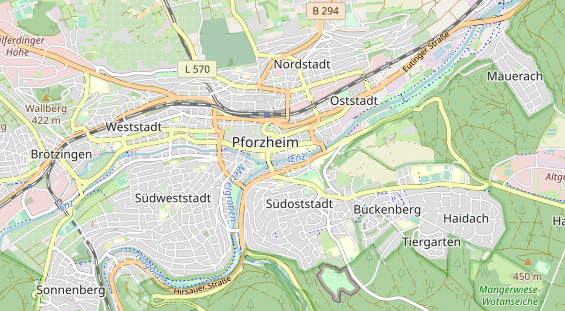 Ausflugsziel auf Karte