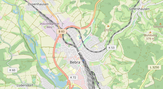 Destinazione dell'escursione sulla carta