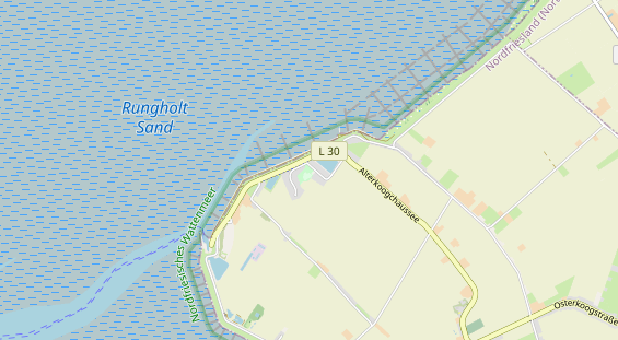 Excursiebestemming op kaart