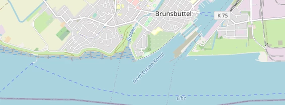 Excursiebestemming op kaart