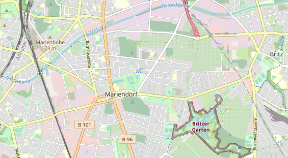 Destinazione dell'escursione sulla carta